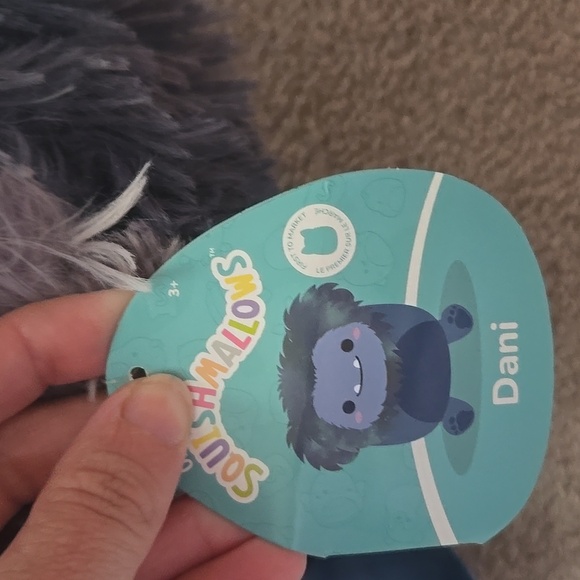 Squishmallows Dark Blue and Gray Plush - Picture 2 of 3